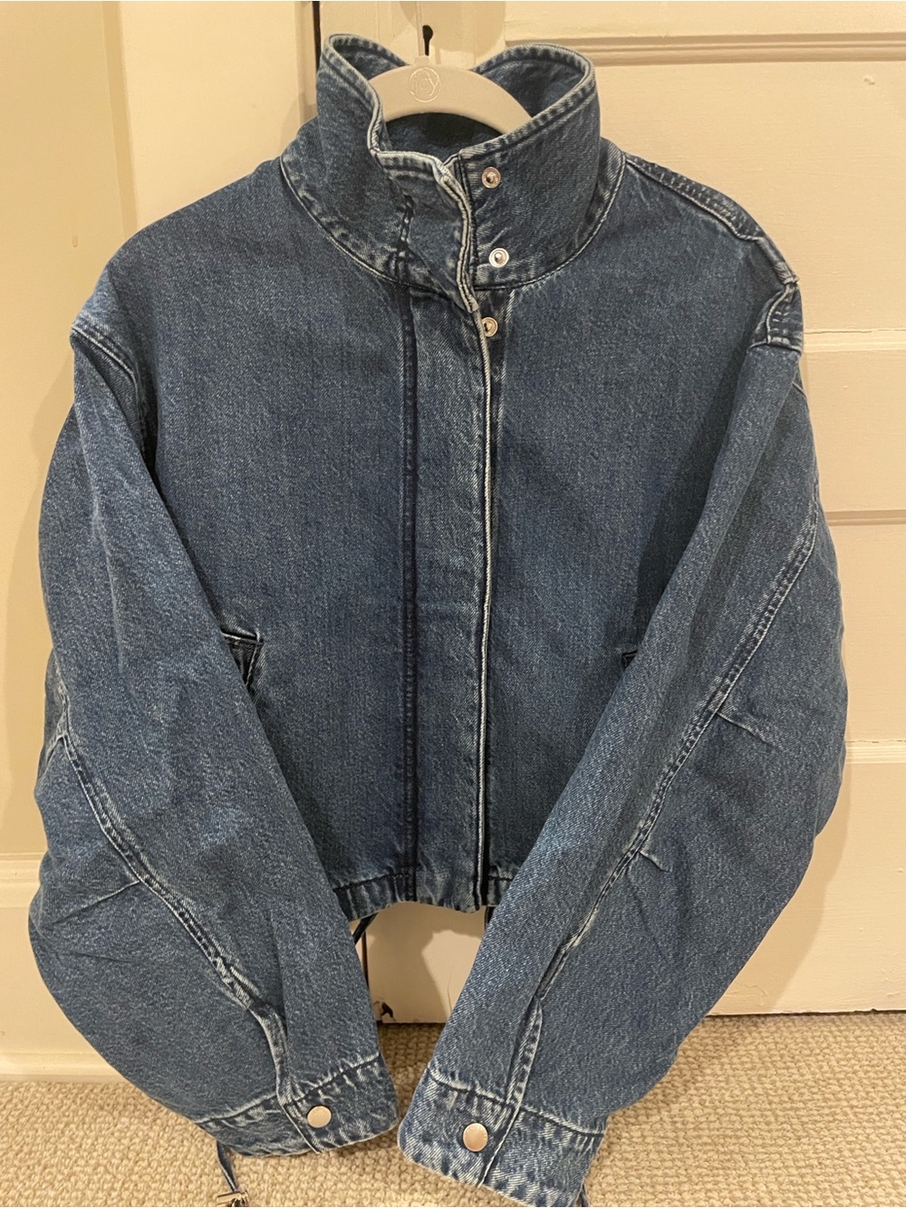 Madewell Crop Denim Field Jacket - Picture 5 of 6